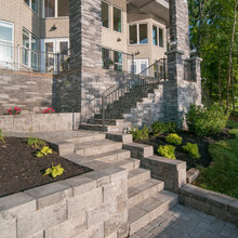 hardscape on hill