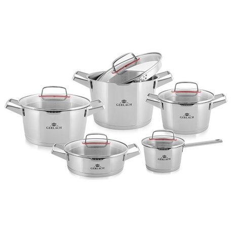 SUPERIOR Stainless Steel 10-Piece Cookware Set