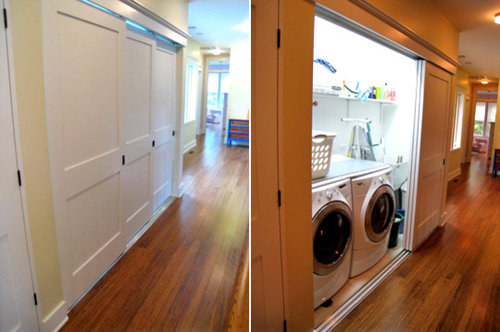 Hallway Laundry | Houzz