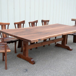 Live Edge Walnut Dining Set - Dining Sets