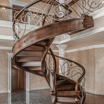 Kunstvolle Spiraltreppe für Stuttgart