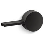 Kohler - Kohler Cimarron Left-Hand Trip Lever, Matte Black - The Cimarron trip lever boldly accents the geometric look of the Cimarron Comfort Height(R) toilet. Constructed of solid brass, this left-hand trip lever will help unify your bathroom decor.