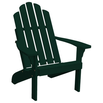 Pine Kennebunkport Adirondack Chair, Dark Green