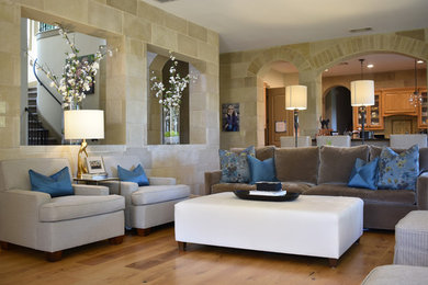 Inspiration for a living room remodel in Austin