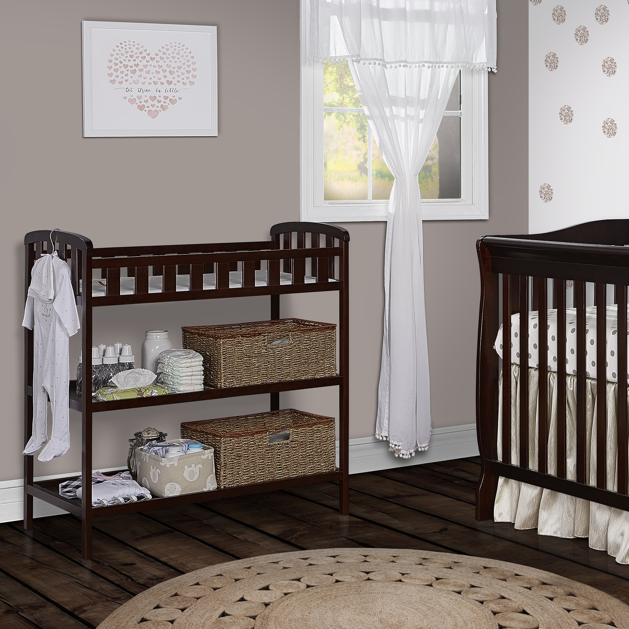 Dream On Me, Emily Changing Table, Espresso