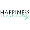 Decal Vinyl Wall Sticker Happiness Is A Journey Quote, As Seen
