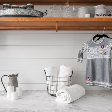 Organized Mudroom and Laundry