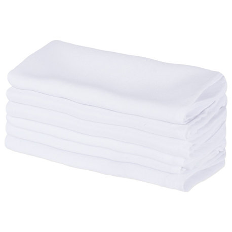 White Commercial Quality 18X18 Napkin, Set of 6