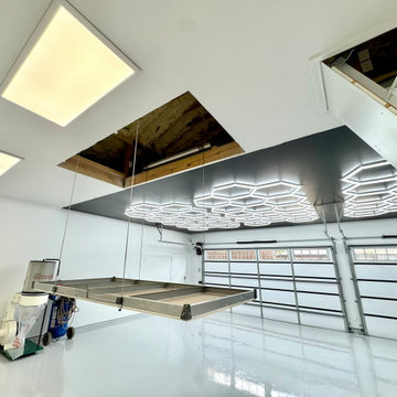 75244 - Preston Hollow - Garage Conversion, Garage Addition - BEFORE and AFTER