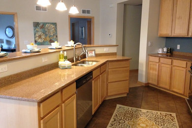 Inspiration for a contemporary home design remodel in Minneapolis