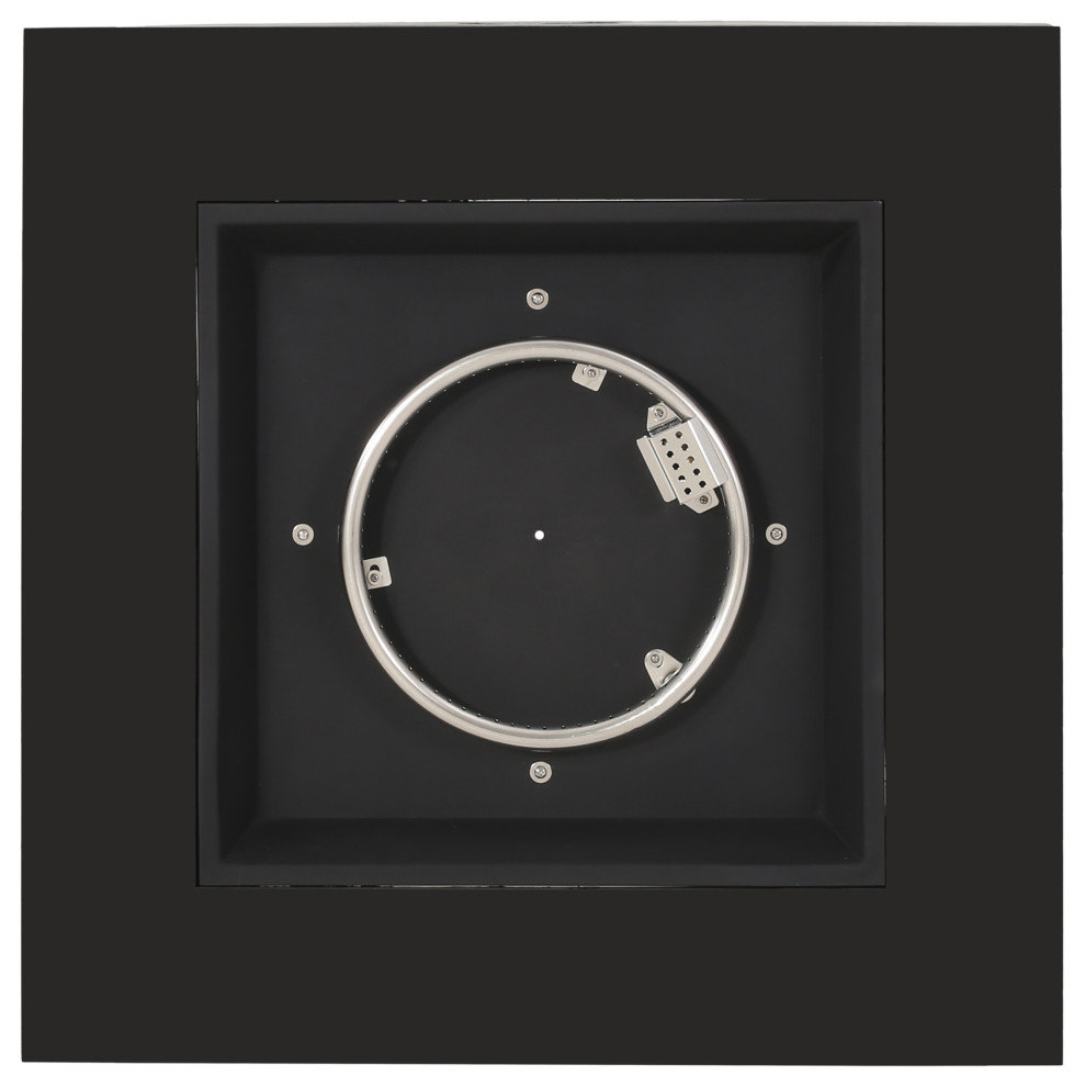 Gwen Outdoor Modern 30-Inch Square Fire Pit