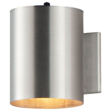 Outpost 1-Light 6"W x 7.25"H OD Wall Sconce With PHC, Aluminum