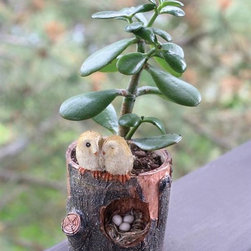 Owl's Nest Planter - Outdoor Pots And Planters