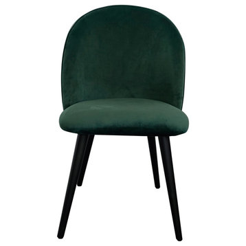 Contemporary Clarissa Dining Chair Green - M2 - Green