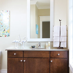 Basics from The Elegant Bath Collection showcasing Milan Maple. - Bathroom Vanities And Sink Consoles