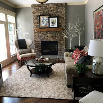 Lodge style Family Room