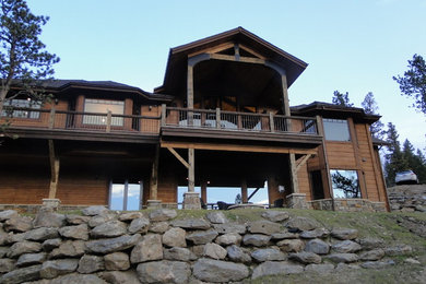 Inspiration for a craftsman exterior home remodel in Denver