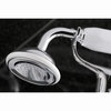 Kingston Brass Clawfoot Tub Faucet With Hand Shower, Polished Chrome