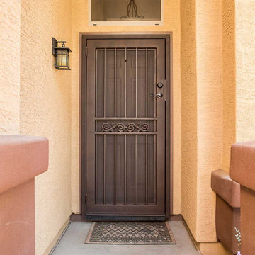 Bird of Paradise Iron Security Door