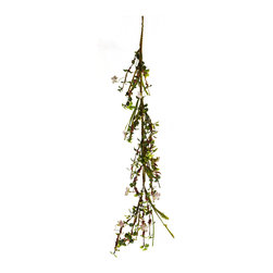 Shea's Wildflower - Flora Burgundy, Garland, 60", Shades Of Pink - Wreaths And Garlands