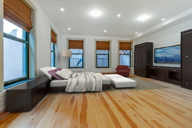 Example of a bedroom design in New York