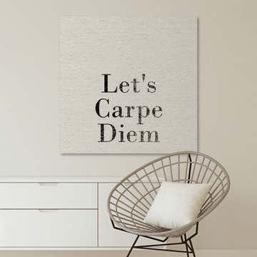 "Let's Carpe Diem" Painting Print on Wrapped Canvas