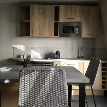 Rénovation : Une cuisine simple et masculine