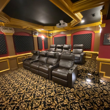 Total Basement Remodel for Refined Entertainment in Gainesville VA