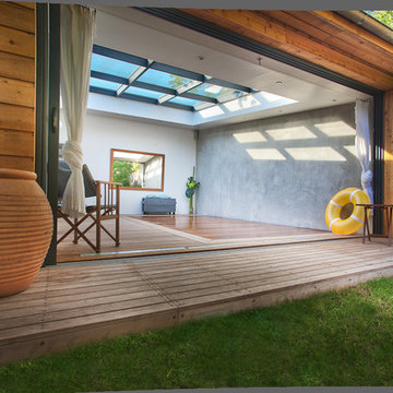 extension piscine interieure