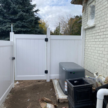 Vinyl Fence