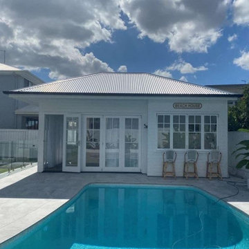 Clayfield Outdoor Pool House, Pool Specification Selections and Furnish