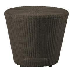 Cane-line Kingston Stool/Side Table Mocha - Outdoor Footstools And Ottomans