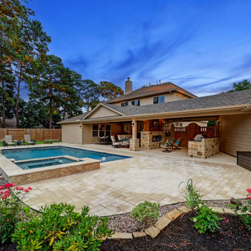 Expanded outdoor living in Spring TX