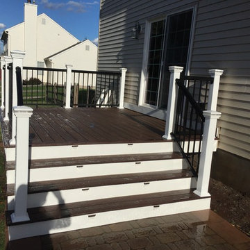 Transcend deck, LED Lights, Aluminum Railings