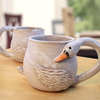 Gracie the Swan Handmade Stoneware Pottery Mug