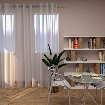 Before&After of the Living Room 15 sq.m