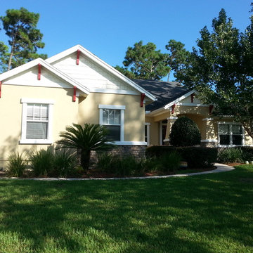 Exterior painting, Baymeadows area. 2014.