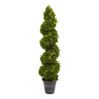 20 Artificial Boxwood Topiary Serene Spaces Living