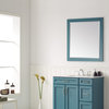Florence Rectangular Bathroom/Vanity Framed Wall Mirror, Royal Green, 36"