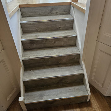 Amtico Spacia Sun Bleached Oak installation