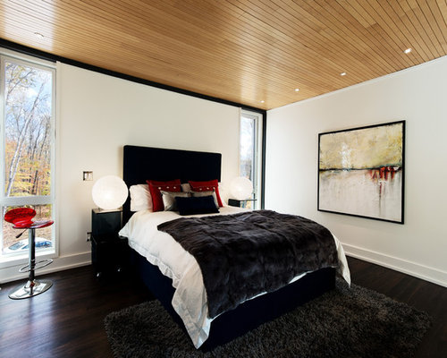Modular Home in the Laurentians - IME Habitat Modular Home in the Laurentians IME Habitat contemporary bedroom montreal