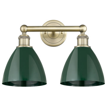 Edison 2 16.5" Bath Vanity-Light Antique Brass