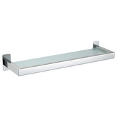 12 Qtr Rd Heron Corner Glass Shelves - 2 Brackets Included with