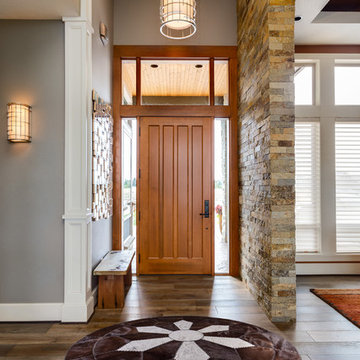 ROUND Cowhide Patchwork Area Rugs