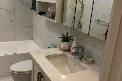 Inspiration for a modern home design remodel in Vancouver