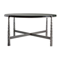 Nash 36" Round Cocktail Table by Charleston Forge - Side Tables And End Tables