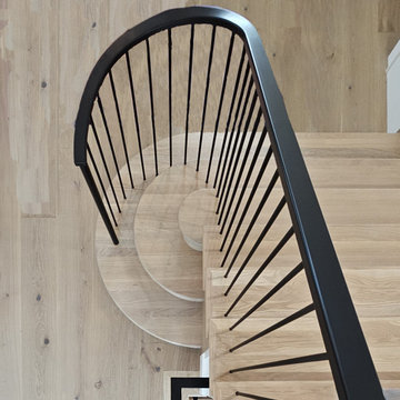 Project #119 | White Oak Staircase with Stacked Bullnose Detail
