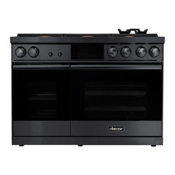 Dacor Modernist 48"" Dual Fuel Steam Liquid Propane Range in Graphite Stainless Steel - Gas Ranges And Electric Ranges
