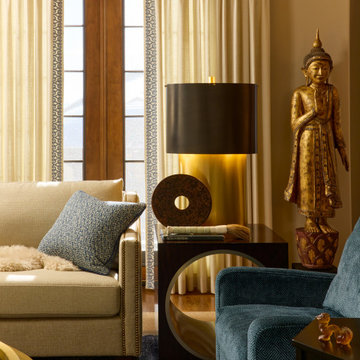 Transitional Style Living Room