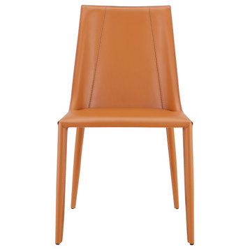 Kalle Side Chair, Cognac, Set of 1